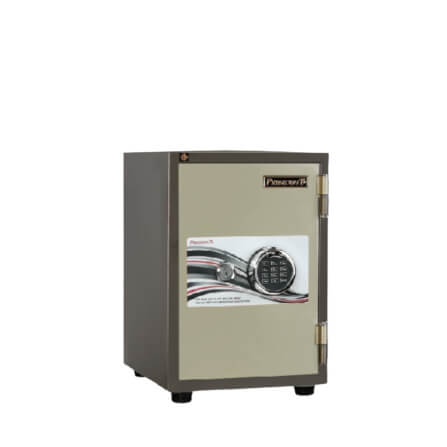 ตู้นิรภัยกันไฟ 50 กก. PRESIDENT แบบสแกนนิ้ว ขนาดเล็ก 34 ซม. สีสลับ_2